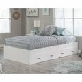 Sauder Beginnings Beginnings Twin Platform Bed Sw , Accommodates twin-sized mattress 415546